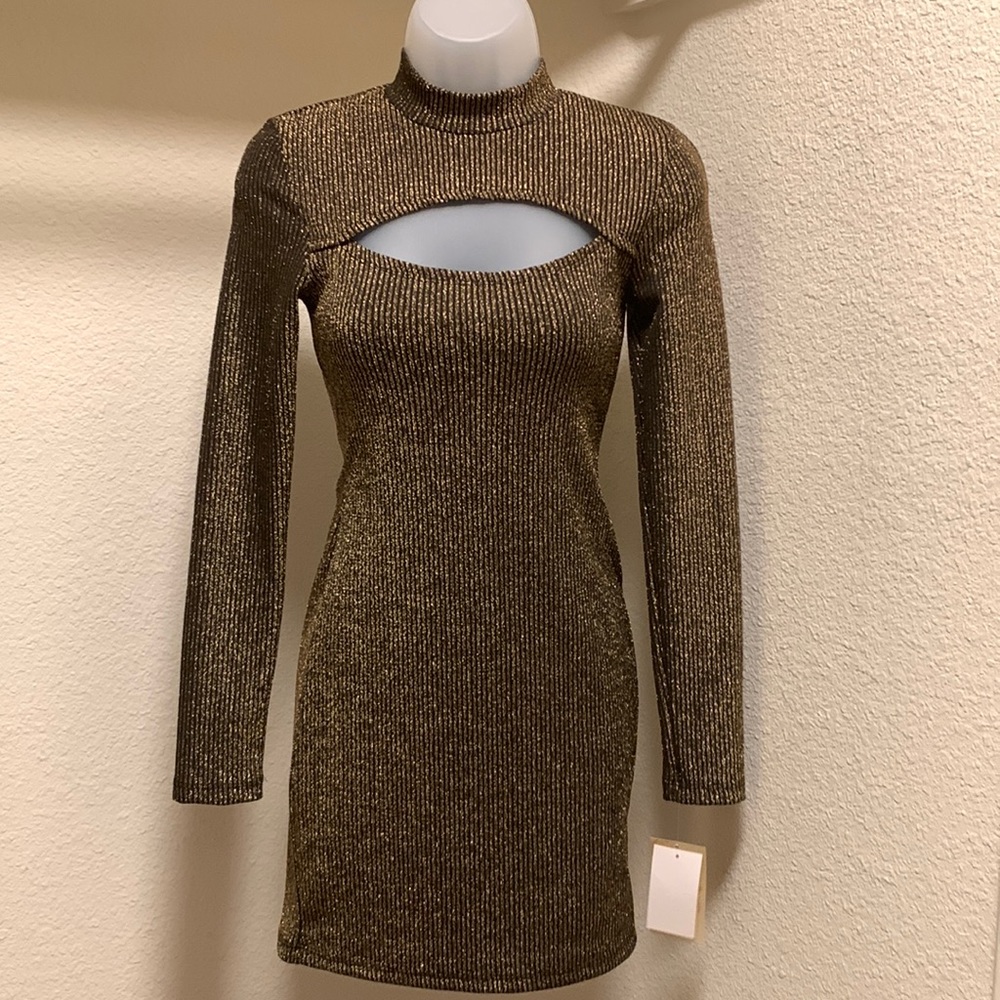 Beautiful Black & Gold Dress